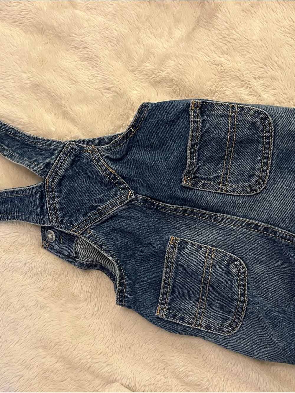 Old Navy Blue Denim Kids Overalls